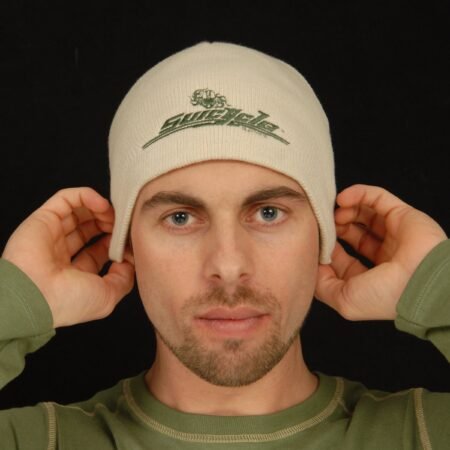 Suicycle Knit Cap (Pebble Stone with Pine logo)